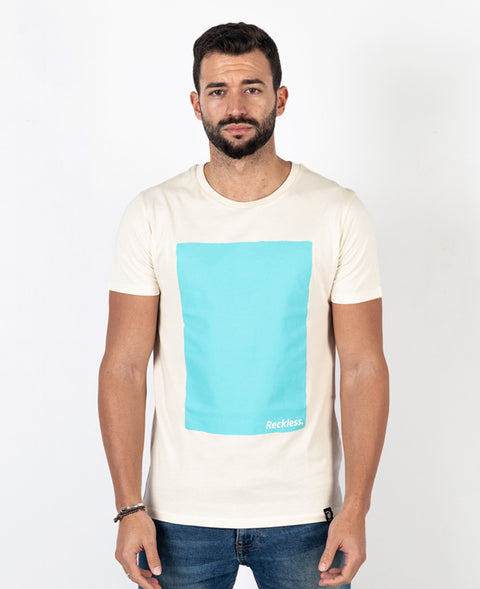 Ending Clothes Elegant Reckless Blue Organic cotton camiseta algodón algodon orgánico organico azul front