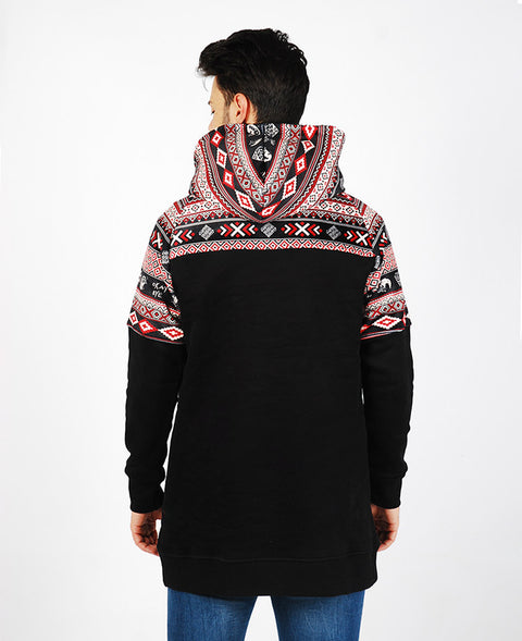 Geometrical Tall Hoodie